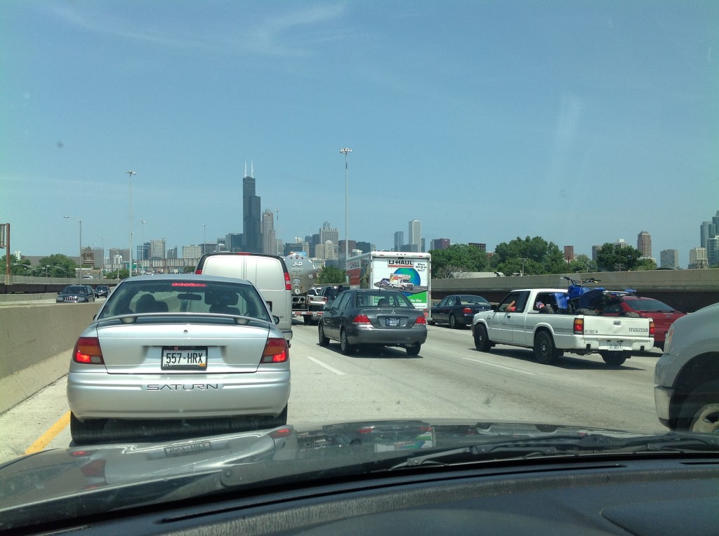 Gotta love Chicago traffic
